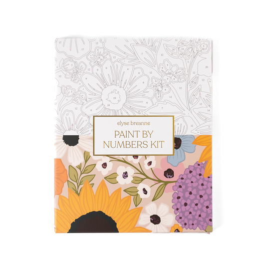 Rainbow Garden Paint By Number Kit