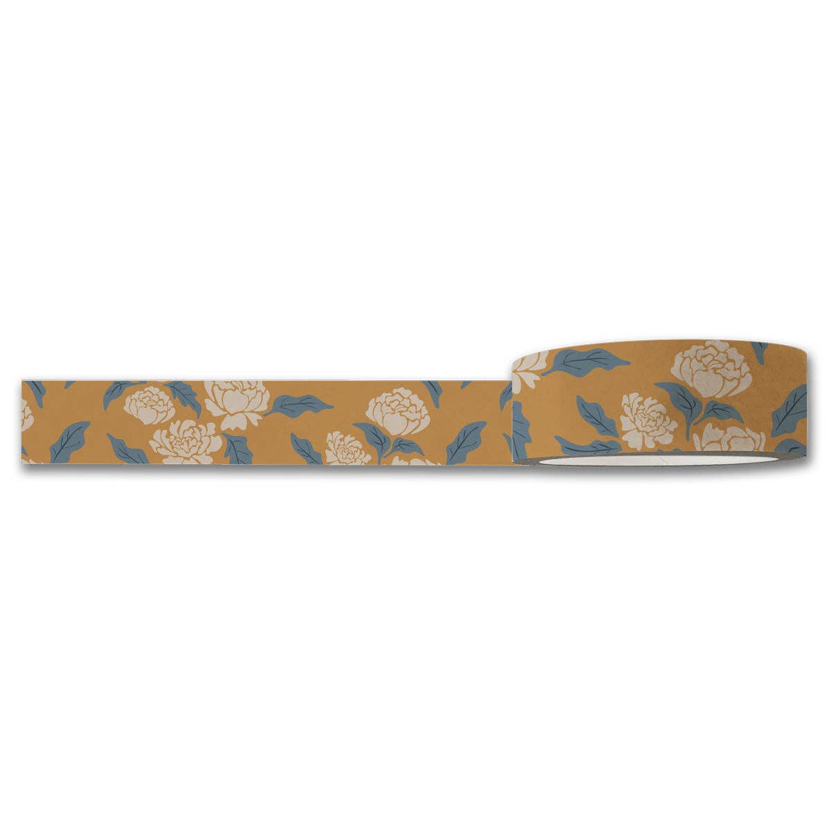 Peonies Floral Lunar New Year Washi Tape — Decorative Paper Tape for Planners, Journals, Scrapbooking & Crafts