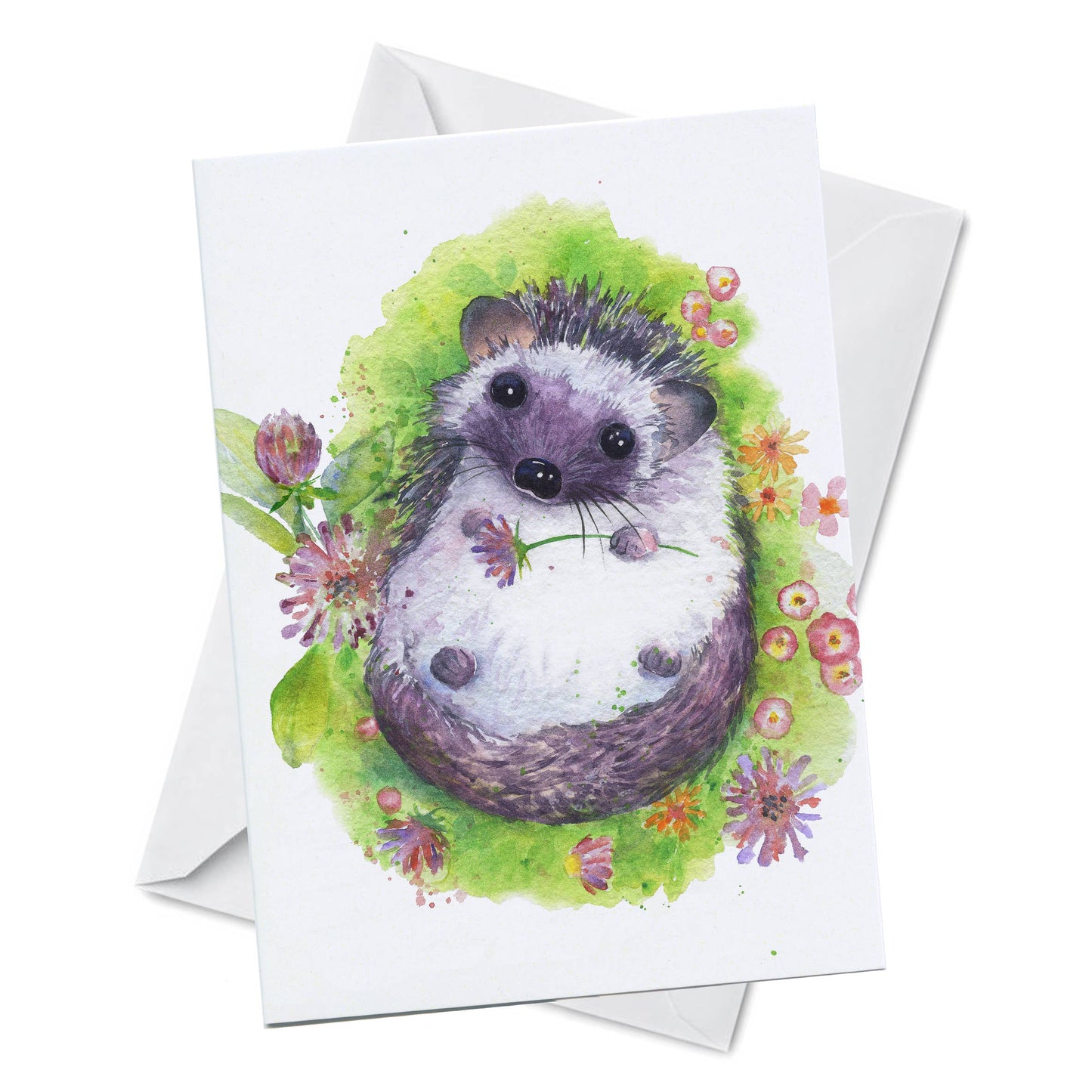 Greeting Card - Over the Hedge - Cute Hedgehog