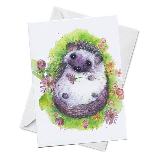 Greeting Card - Over the Hedge - Cute Hedgehog