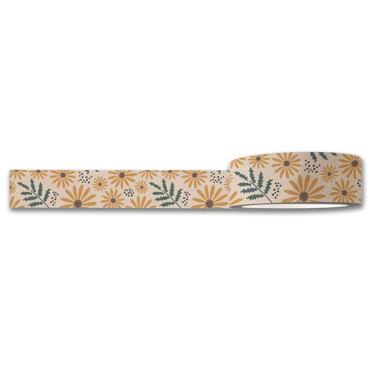 Hello Daisy Washi Tape — Decorative Paper Tape for Planners, Bullet Journals, Scrapbooking & Crafts