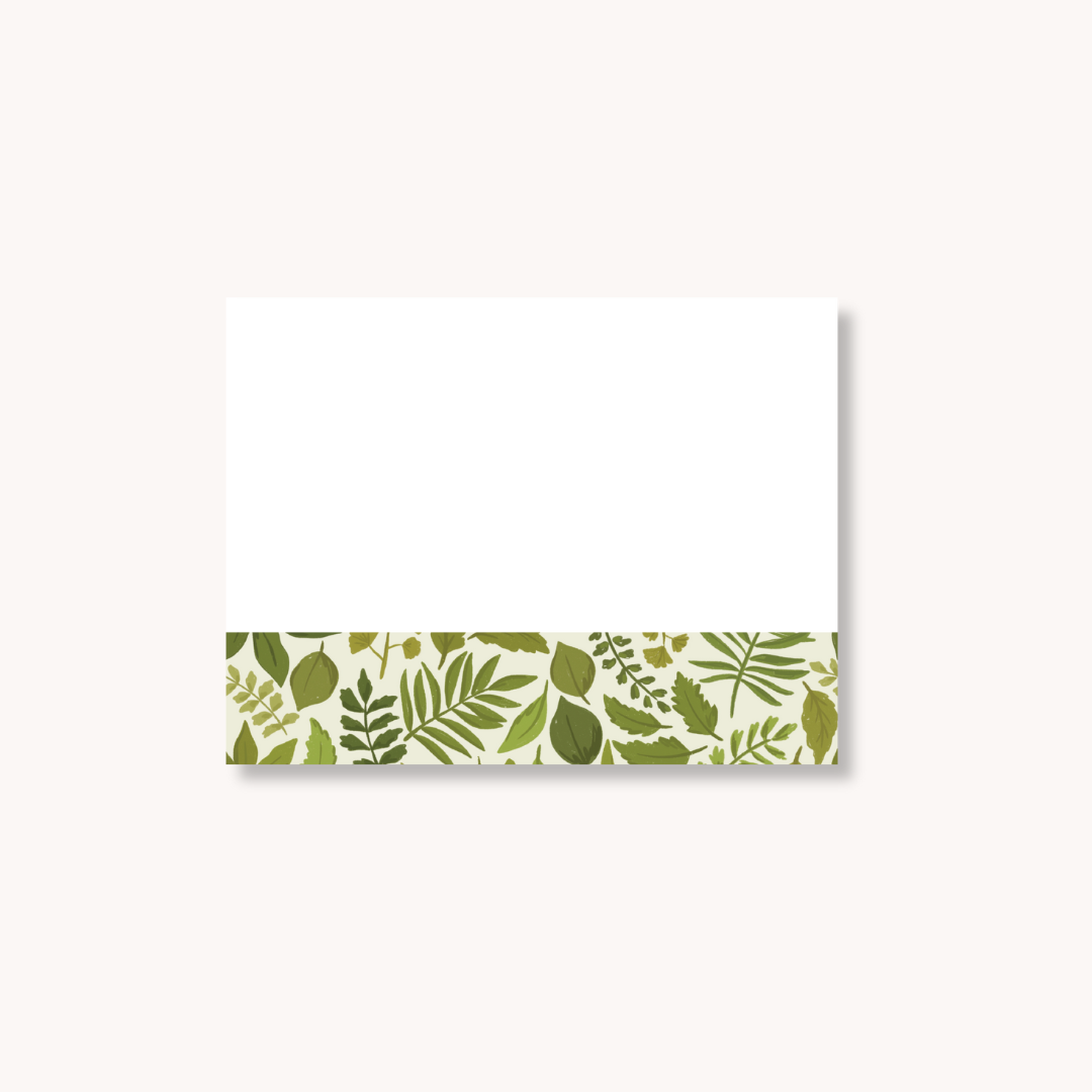 Forest Floor Sticky Note, 4x3"