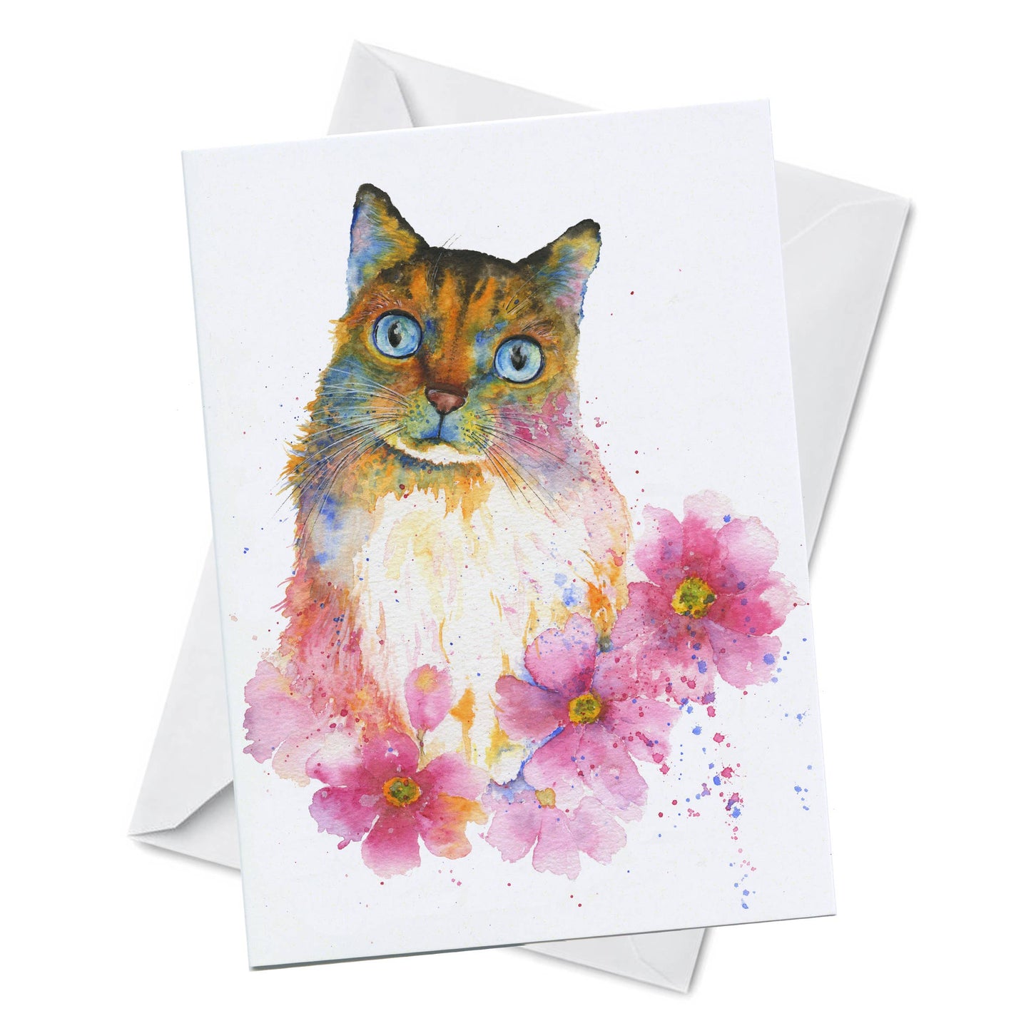 Greeting Card - Mischief - Cute Cat Kitten