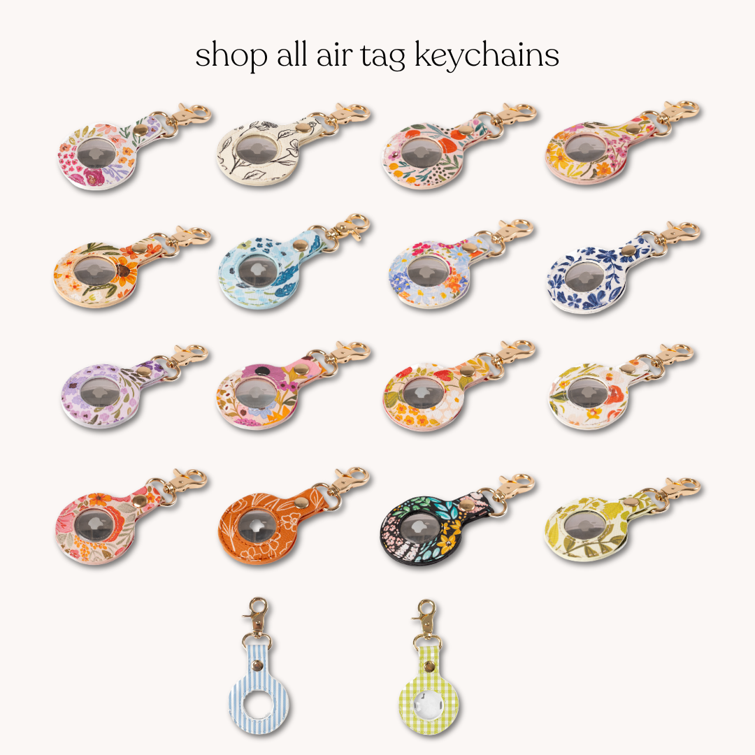 Forest Floor AirTag Keychain