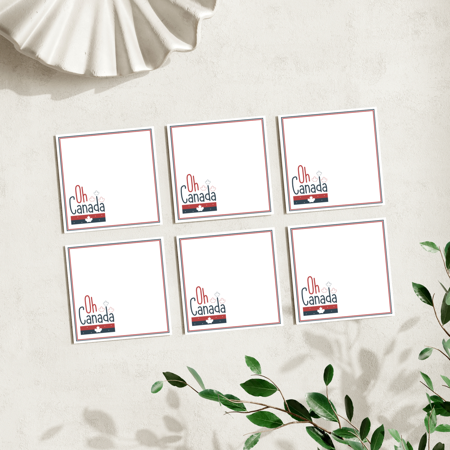 Oh Canada: 50 Sheet Post-It Note Notepad