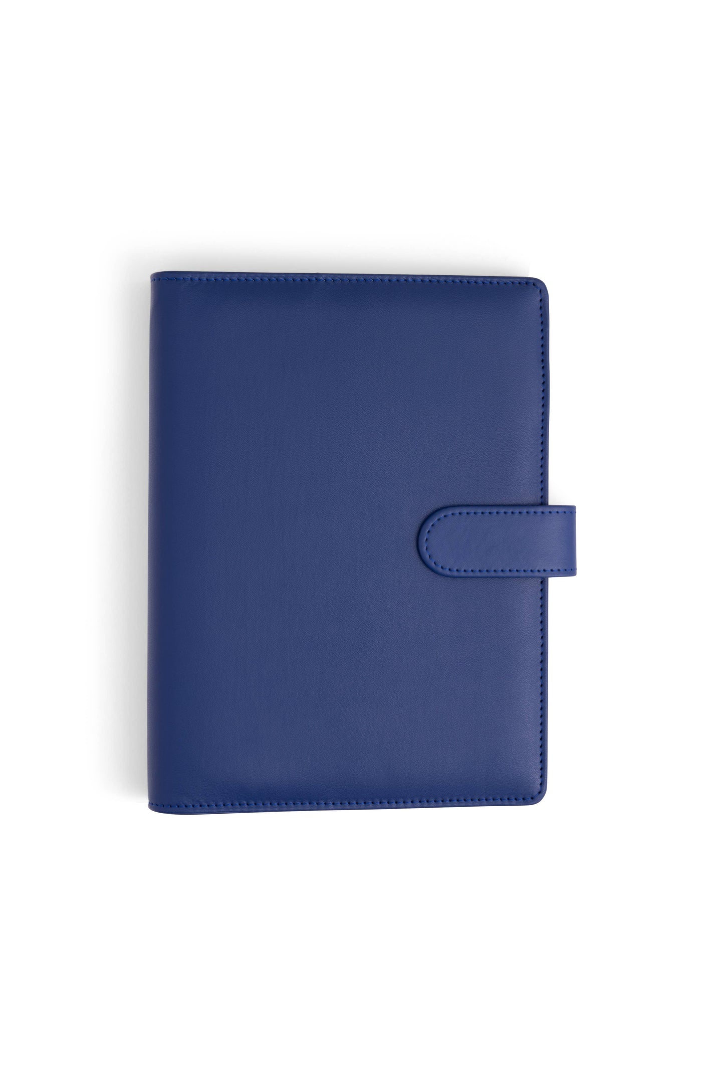 A5 Binder: 6 Hole with Elastic Pen Holder & Magnetic Closure: Marbled Purple