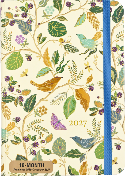 2027 Birds & Berries Weekly Planner