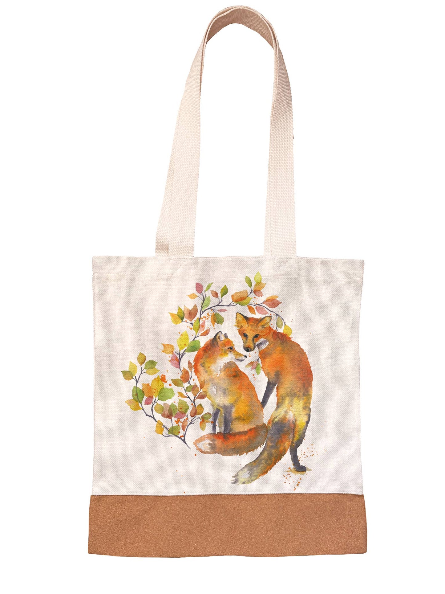 Linen/Canvas Tote Bag - Sass&Class - Fox