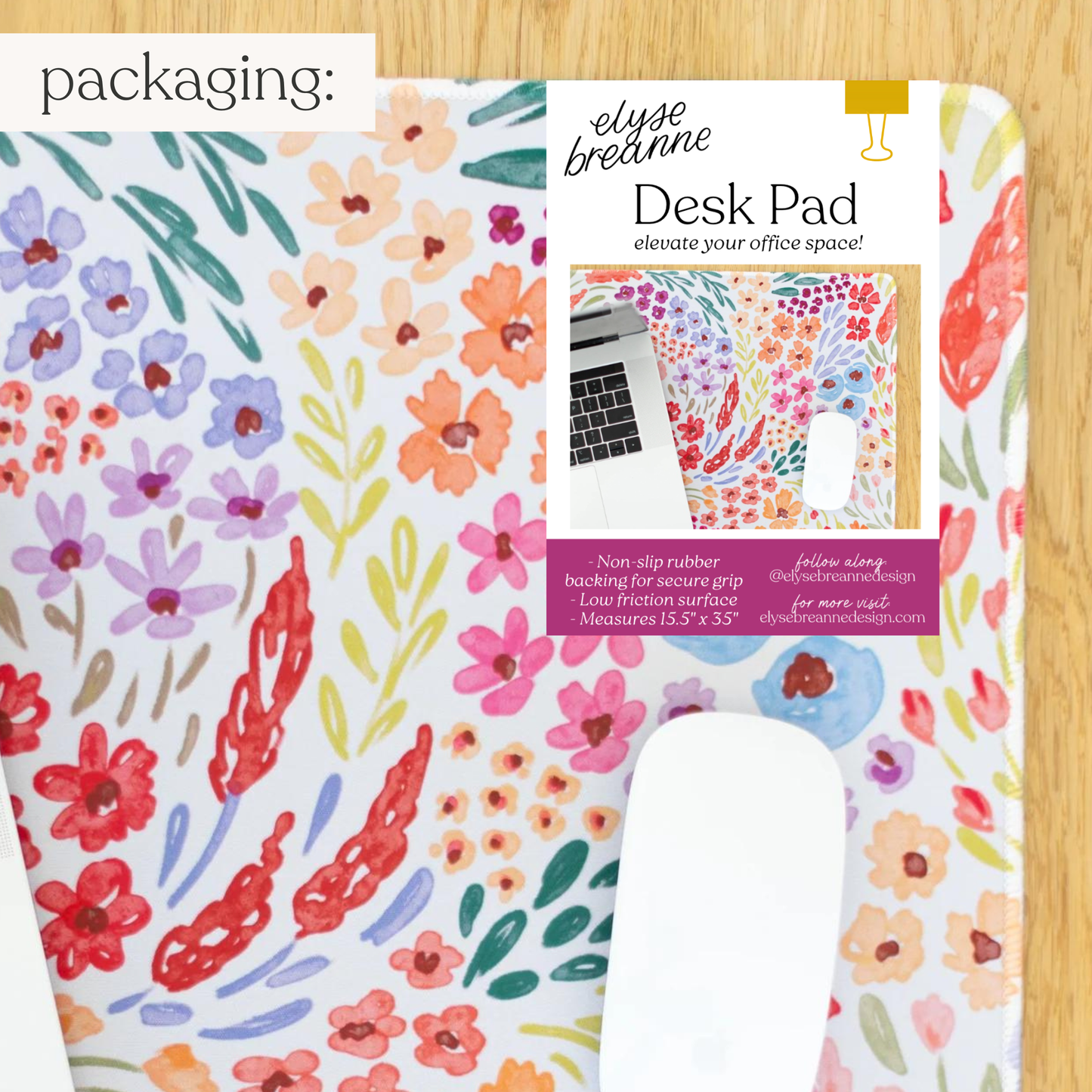 Countryside Blooms Desk Pad: Regular