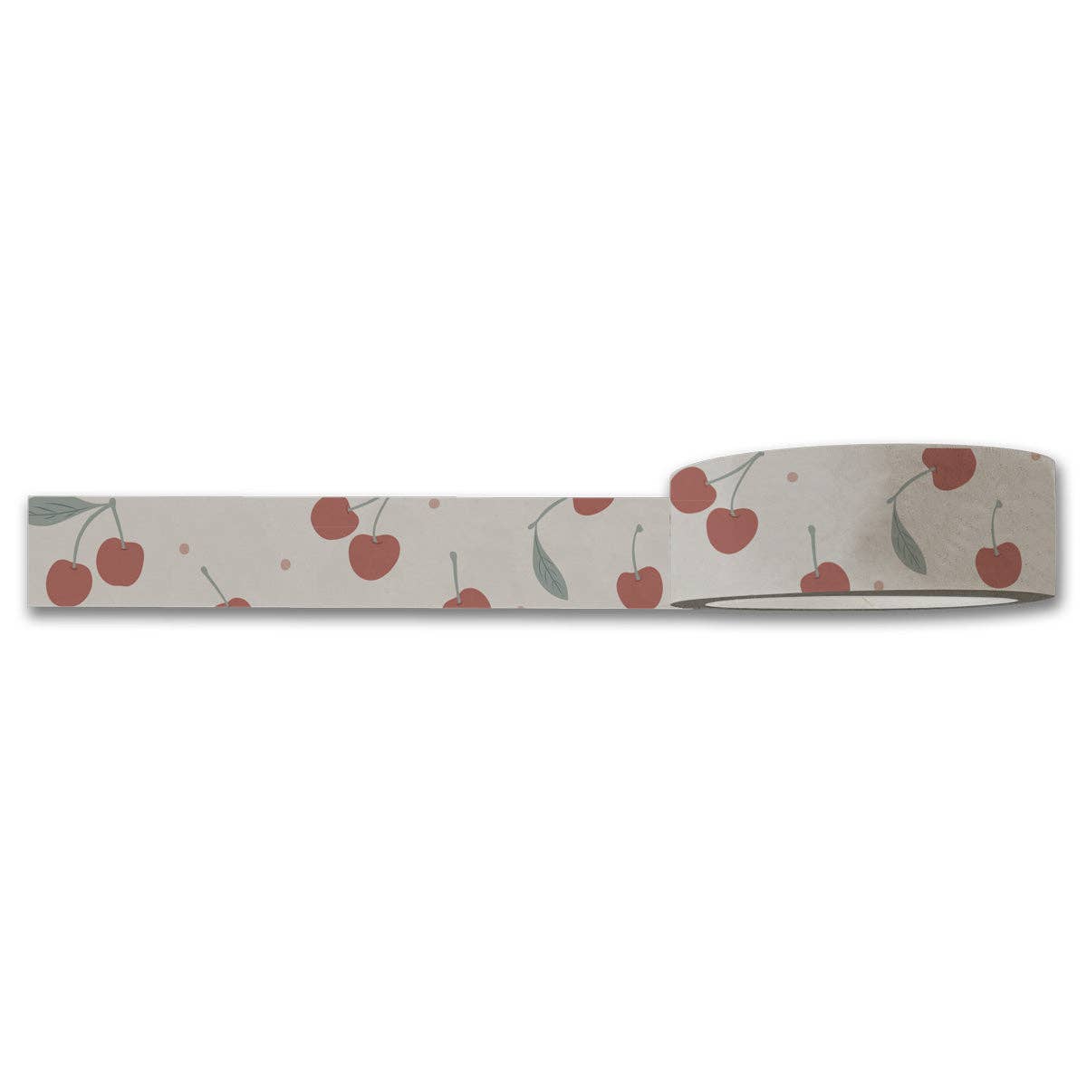 Cherries Washi Tape — Decorative Paper Tape for Planners, Journals, Scrapbooking & Crafts