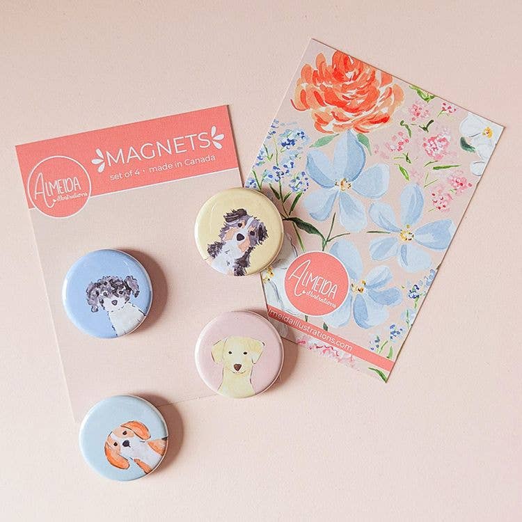 Dogs I Magnet Set