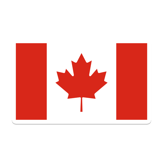 Canadian Flag | Canada | Waterproof Sticker | 3.5"