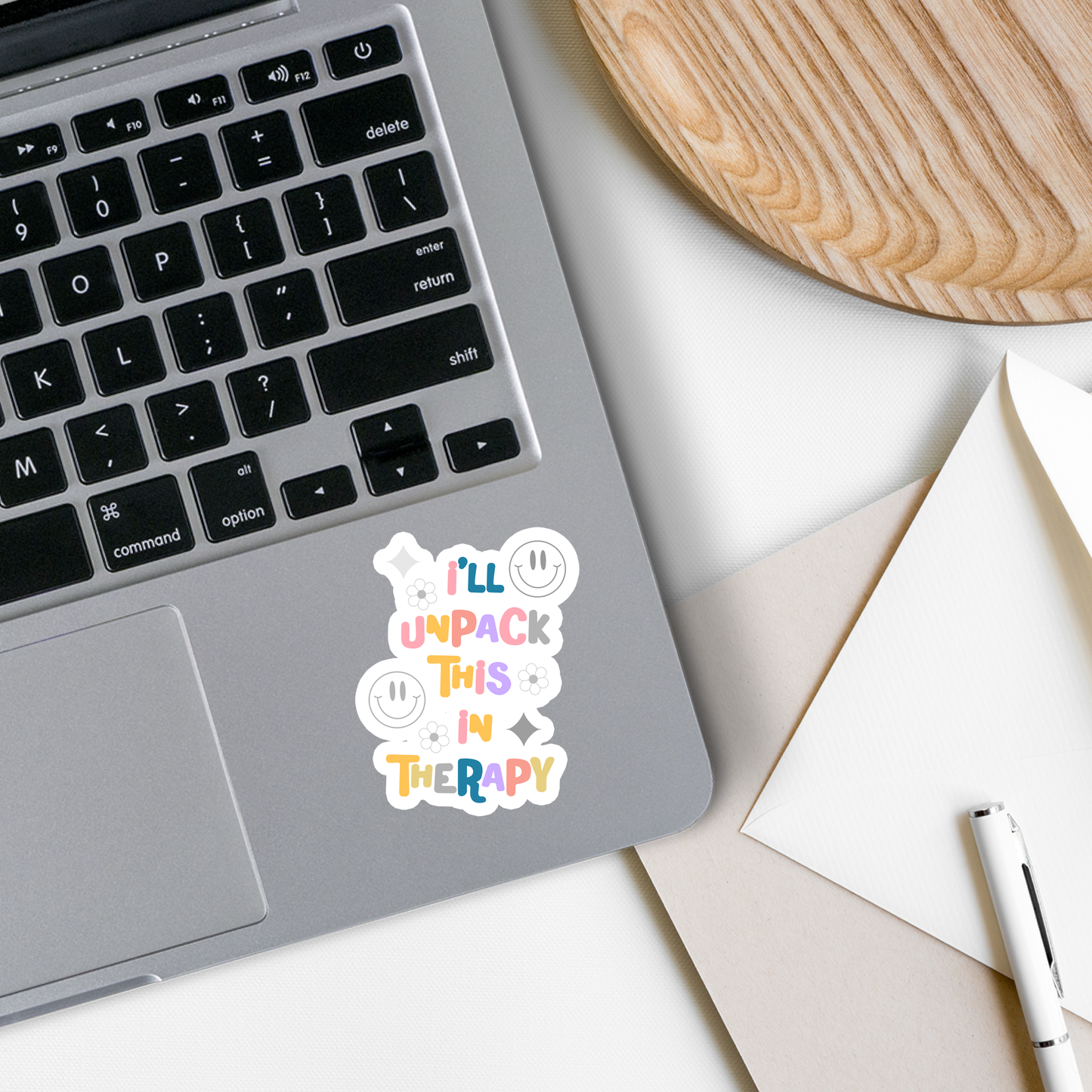 Therapy | Funny | Mental Health | Waterproof Sticker | 3"