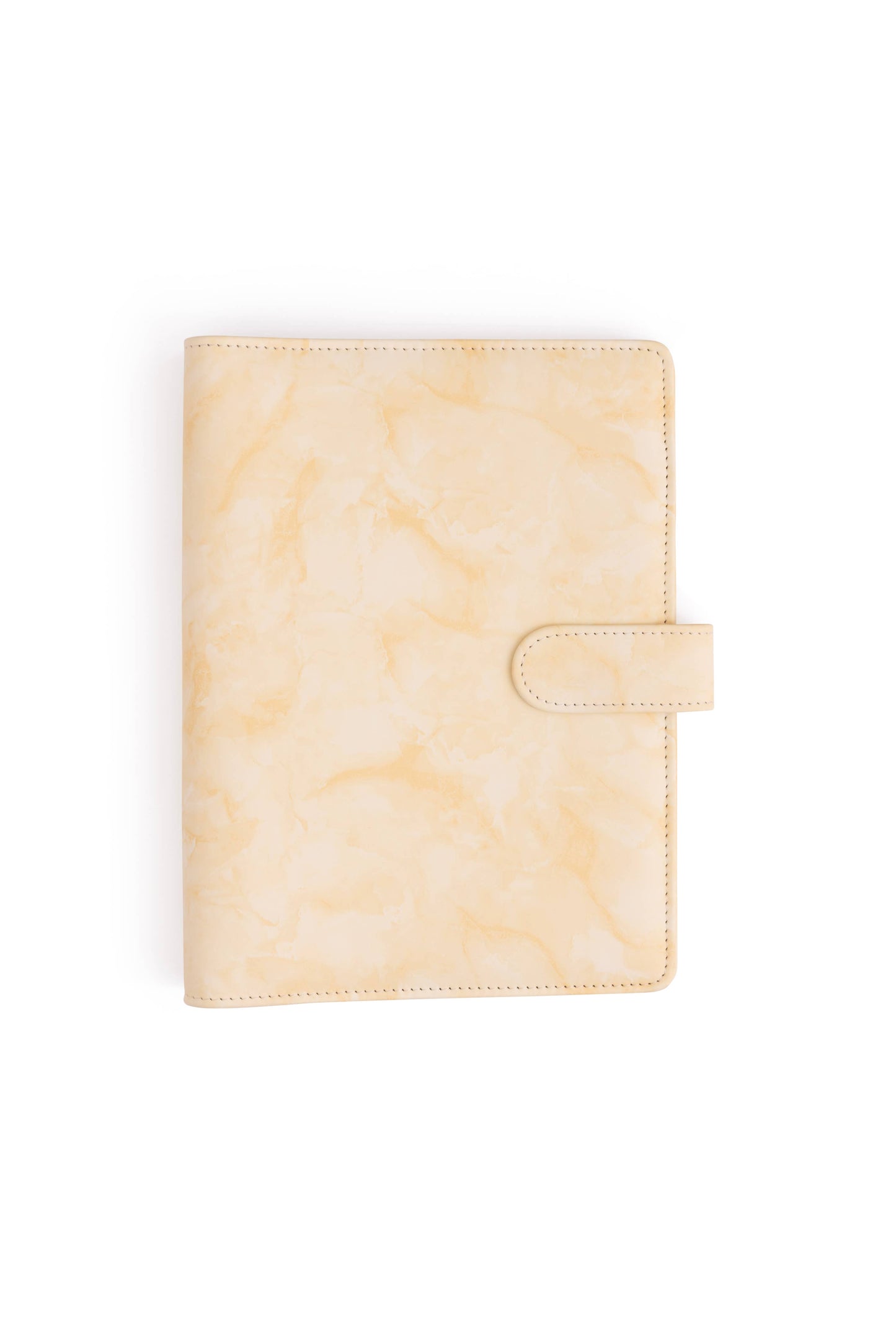 A5 Binder: 6 Hole with Elastic Pen Holder & Magnetic Closure: Blue