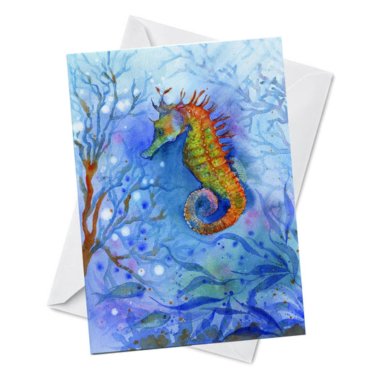 Greeting Card - Care Free - See Horse