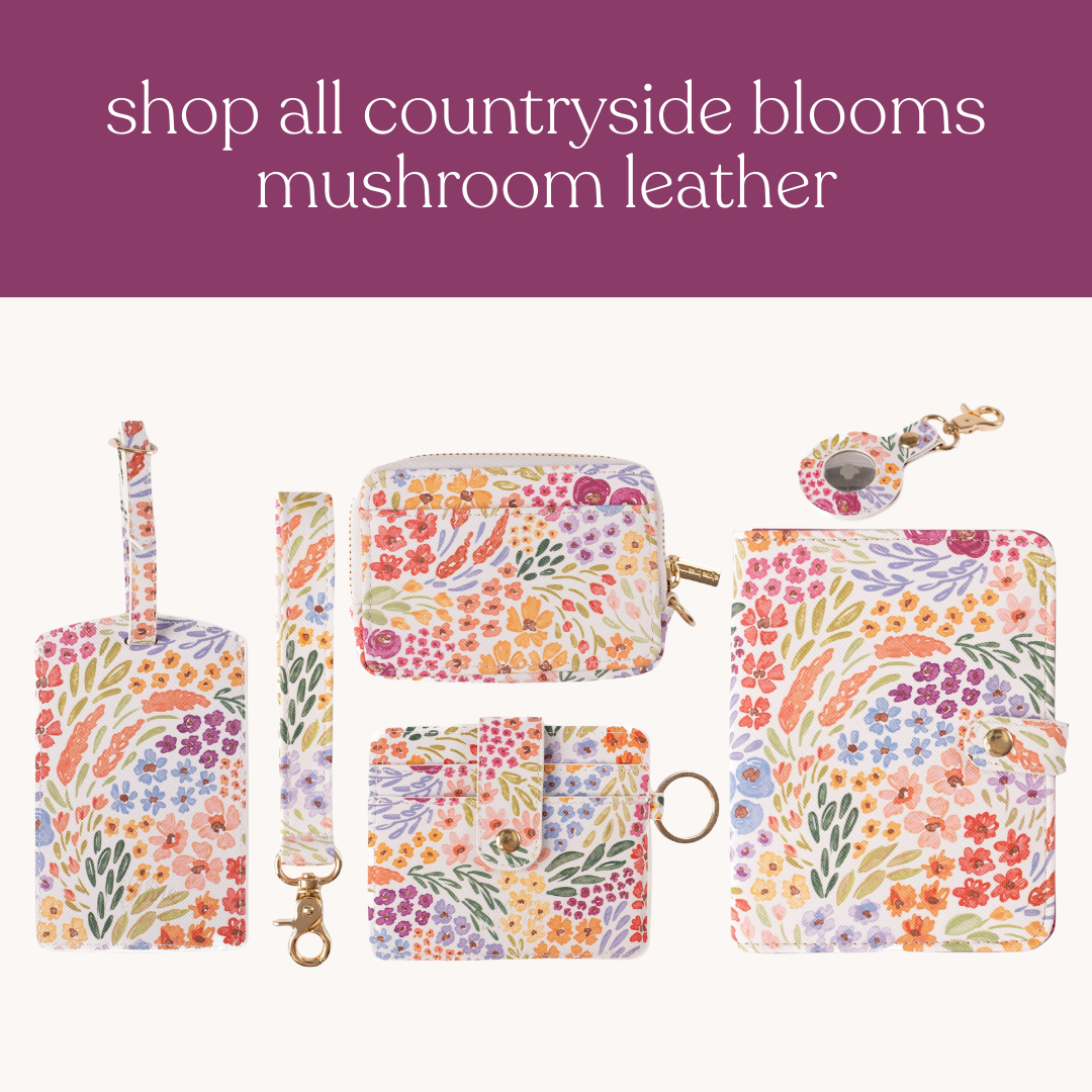 Countryside Blooms Wristlet Keychain