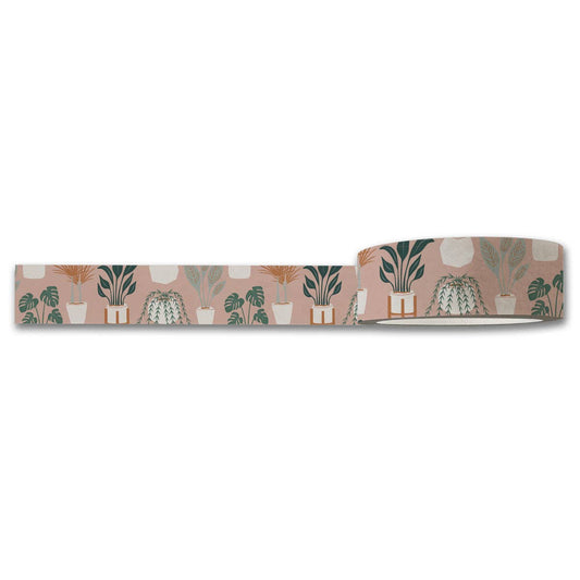 Plant Lover Washi Tape — Decorative Paper Tape for Planners, Journals, Scrapbooking & Crafts