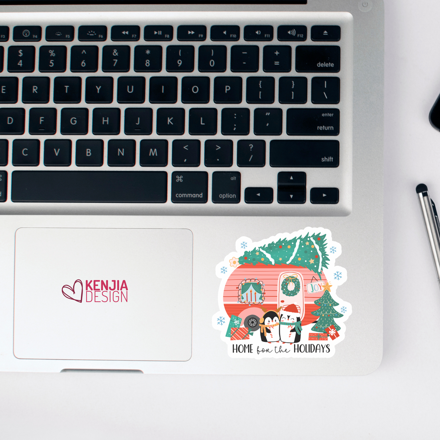Christmas Camper VR Stickers and Magnets: Matte / 3'' Stickers