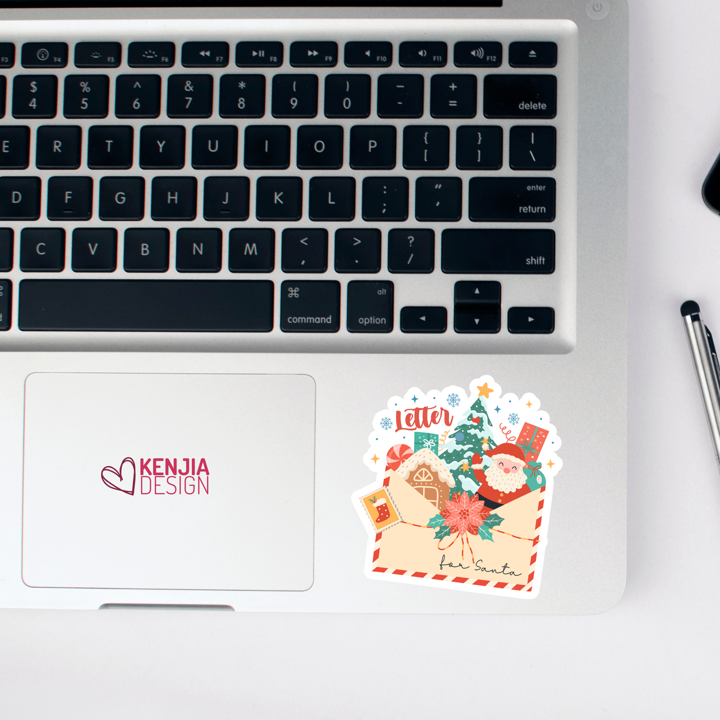 Letter for Santa Claus / Christmas Stickers and Magnets: Matte / 3'' Stickers