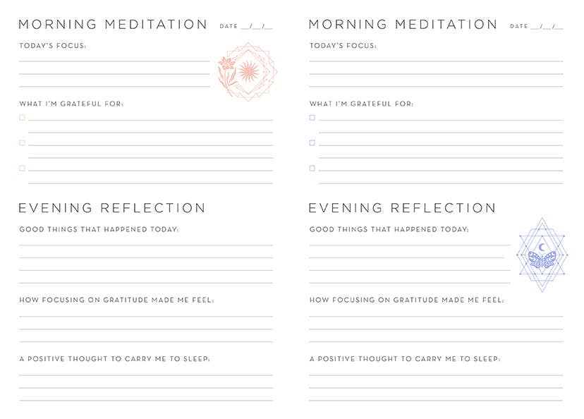 365 Days of Gratitude: A Day & Night Reflection Journal