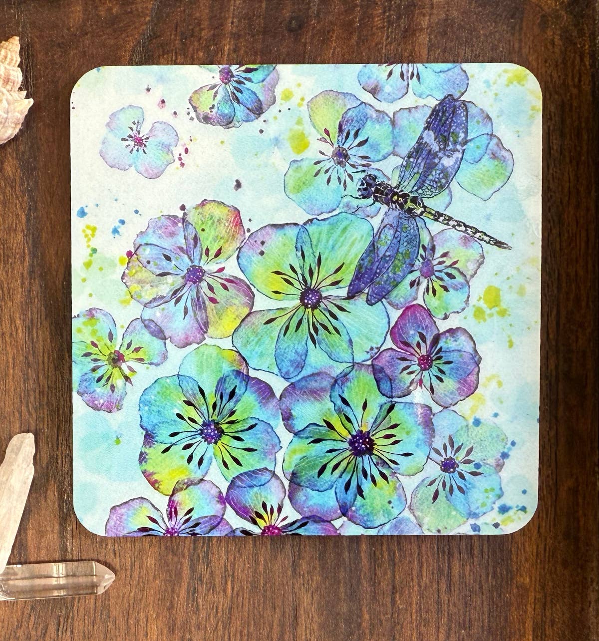 Coaster - Petal Carpet - (C-PC) Blue Flowers