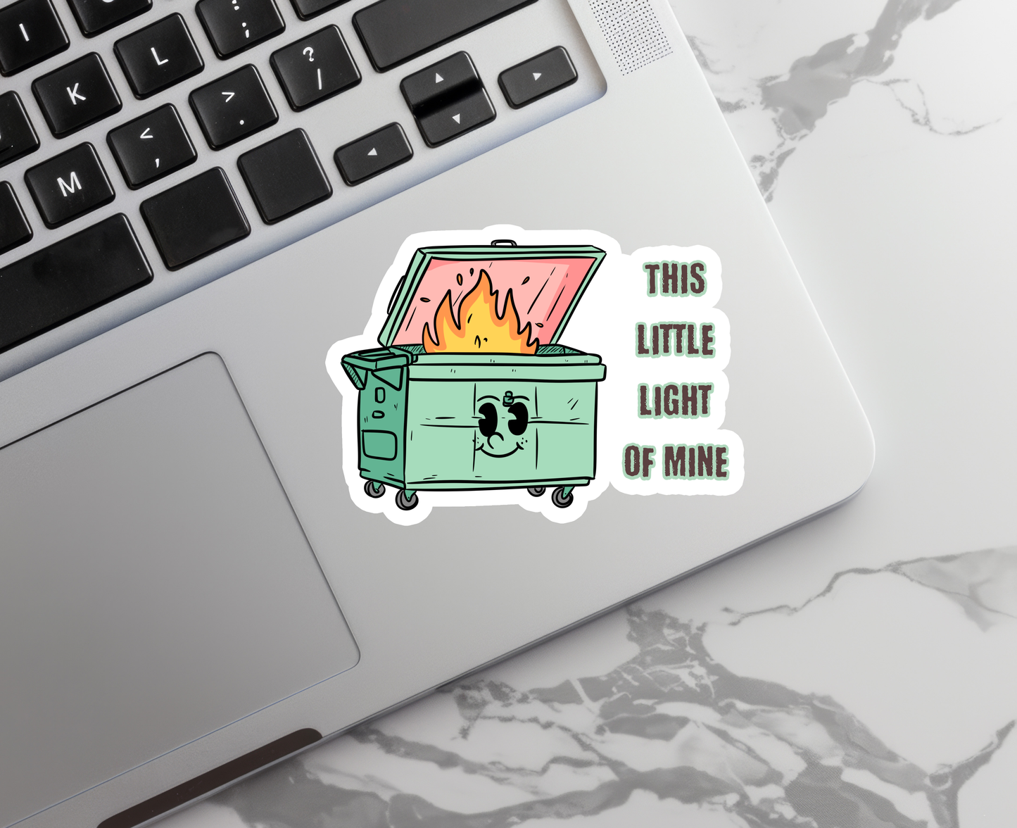 This Little Light | Sarcastic | Waterproof Sticker | 3"