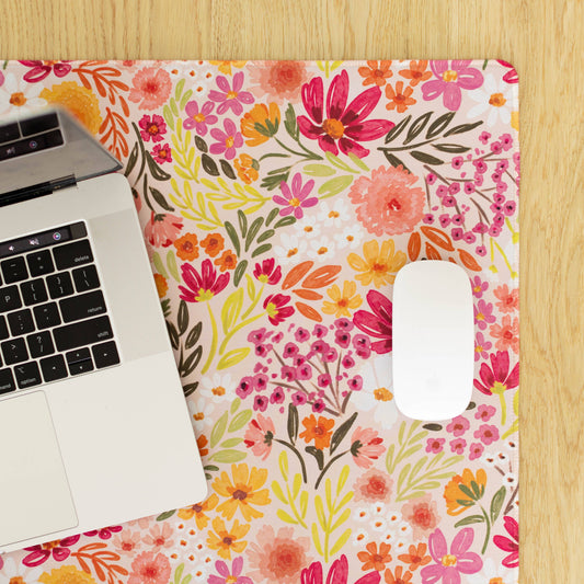 Primrose Petals Desk Pad: Regular