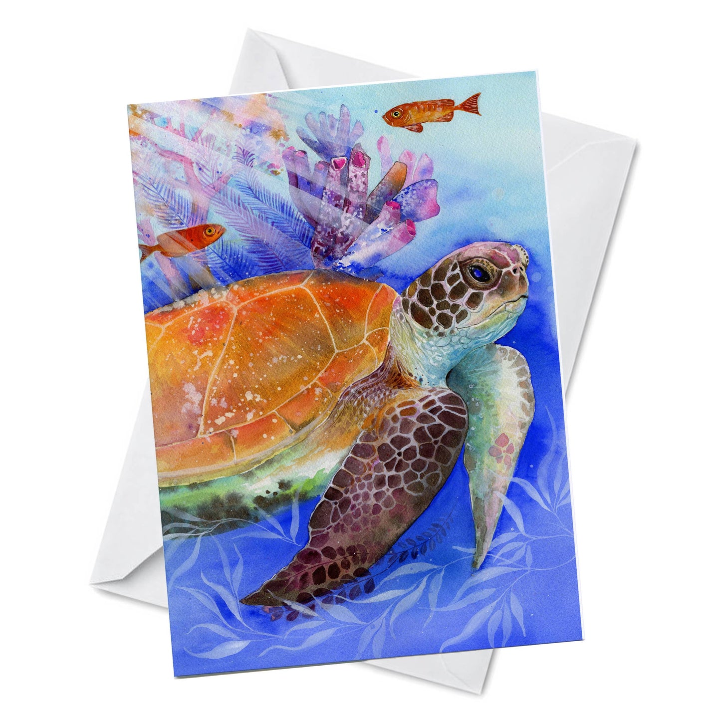 Greeting Card - Cruising - See Turtle